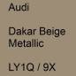 Preview: Audi, Dakar Beige Metallic, LY1Q / 9X.